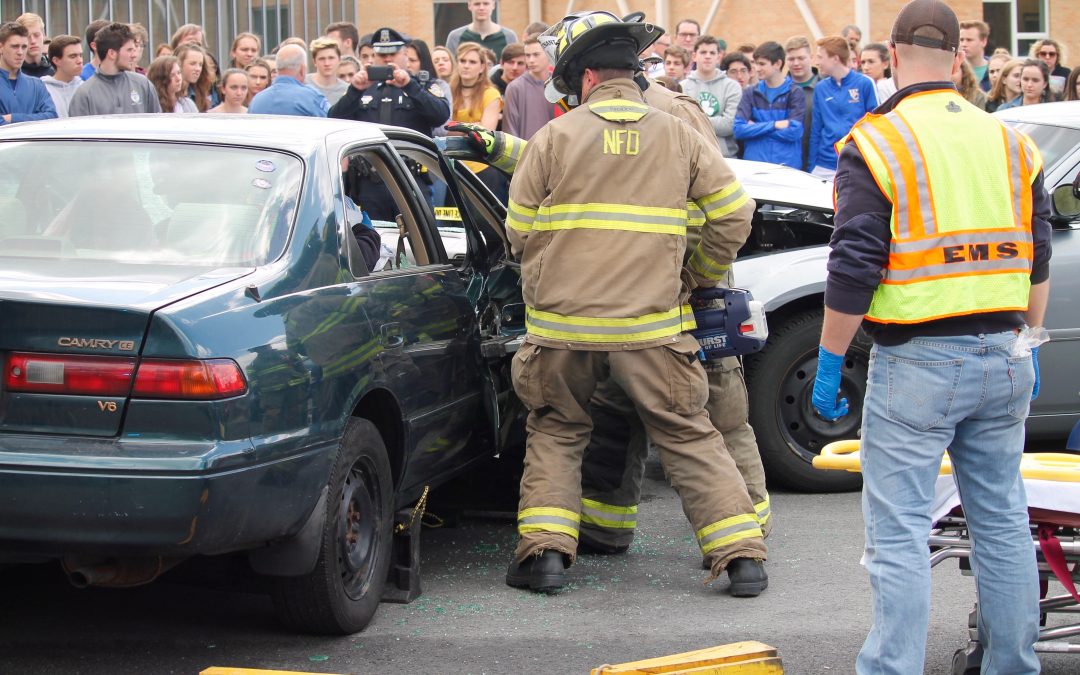 WCS Senior Demonstrates Dangers of Distracted Driving