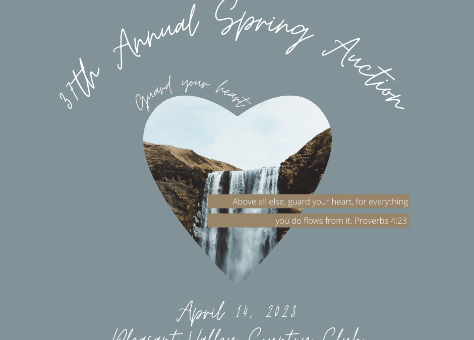 Save the Date! 37th Annual Spring Auction – April 14 at Pleasant Valley