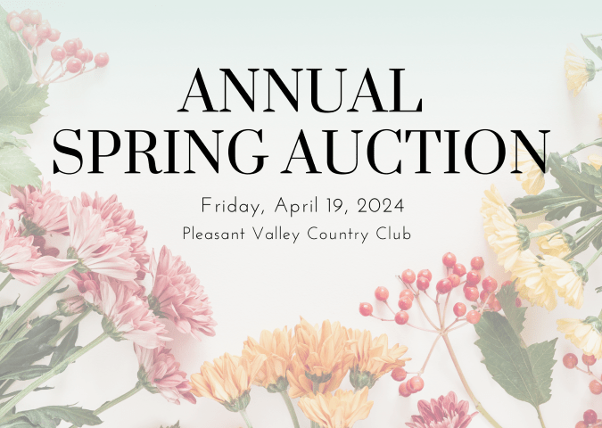 38th Annual Spring Auction – April 19 at Pleasant Valley