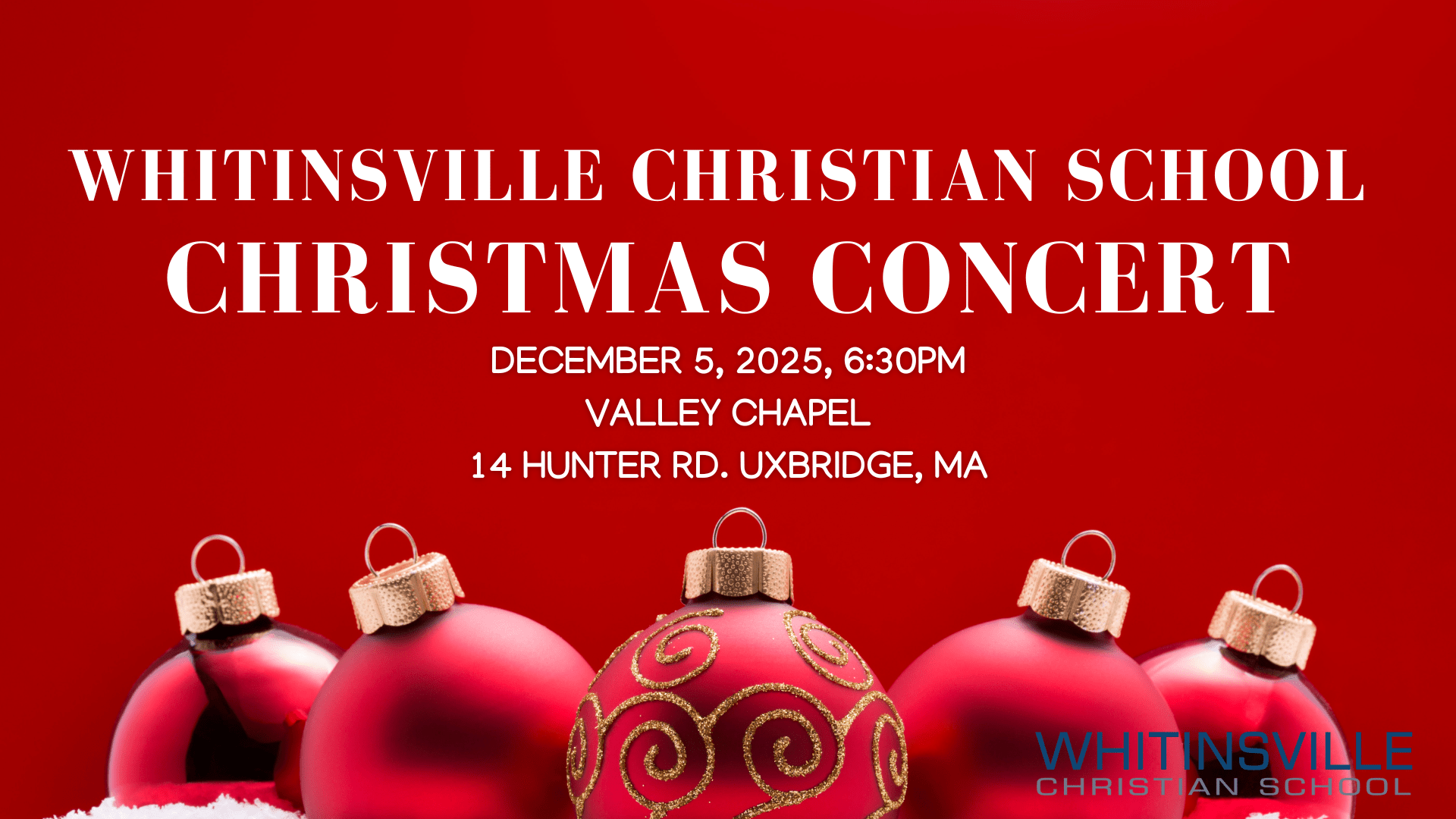 Annual WCS Christmas Concert Dec. 5